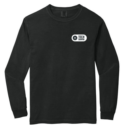 Comfort Colors Heavyweight Long Sleeve Tee - Black